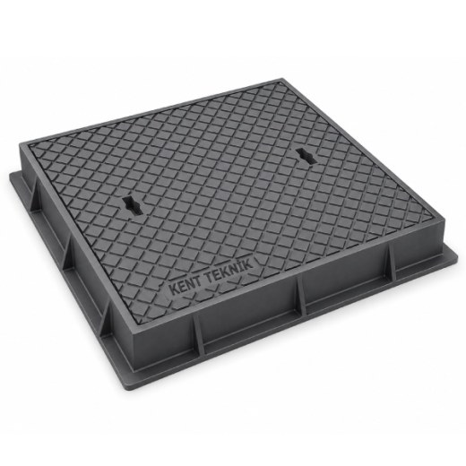 Döküm Yuvarlak Rögar Kapağı Takımı Ø600 mm D400 (DKT-600-D9) - Döküm Rögar Kapakları