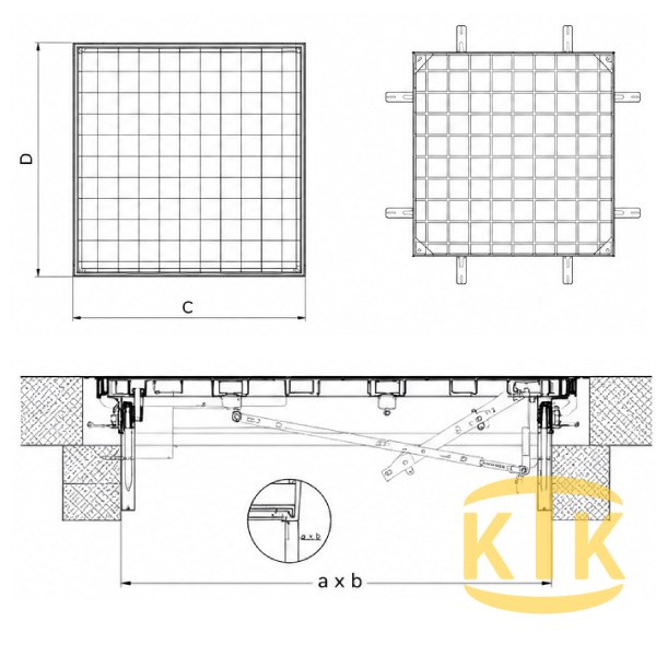 Müdahale Kapağı 500x500 mm (MK.5050-A)