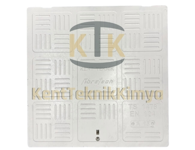 Kompozit Kare Rögar Kapağı Takımı 560x560 mm - Rögar Kapak