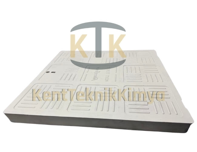 Kompozit Kare Rögar Kapağı Takımı 560x560 mm - Rögar Kapak