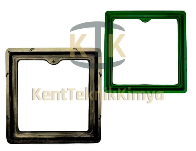 Kompozit Kare Rögar Kapağı Takımı 400x400 mm - Rögar Kapak