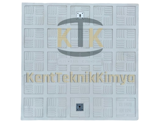 Kompozit Kare Rögar Kapağı Takımı 800x800 mm - Rögar Kapak