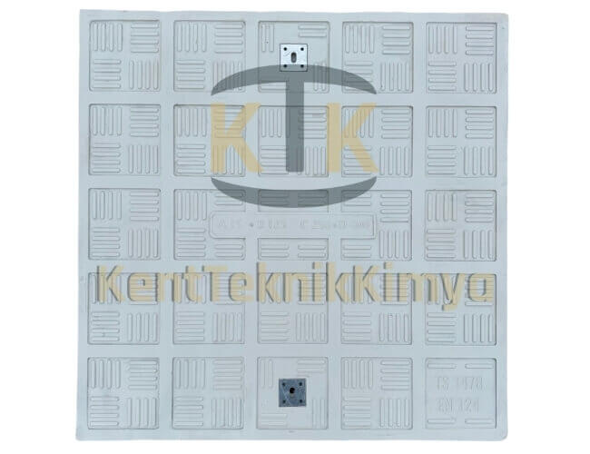 Kompozit Kare Rögar Kapağı Takımı 800x800 mm - Rögar Kapak