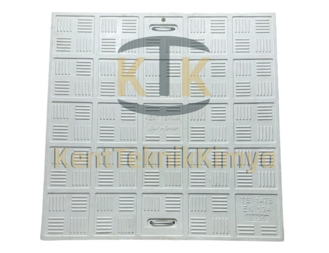Kompozit Kare Rögar Kapağı Takımı 1000x1000 mm - Rögar Kapak