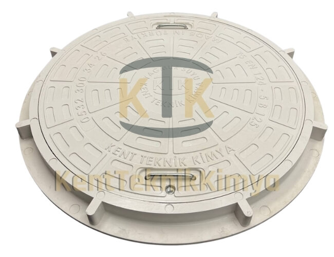Kompozit Rögar Kapağı Takımı ø600mm TT1 Eko Serisi - Rögar Kapak